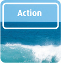 Main navigation action actual page